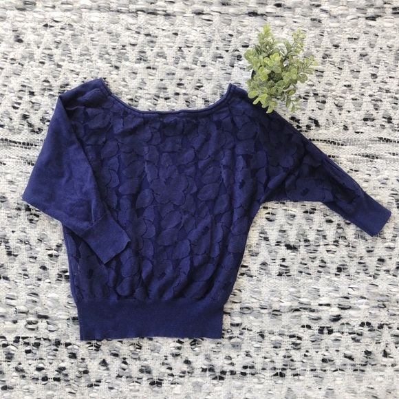 AEO Floral Lace Sweater - Picture 3 of 5